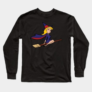 Samantha Stevens Bewitched Cartoon Long Sleeve T-Shirt